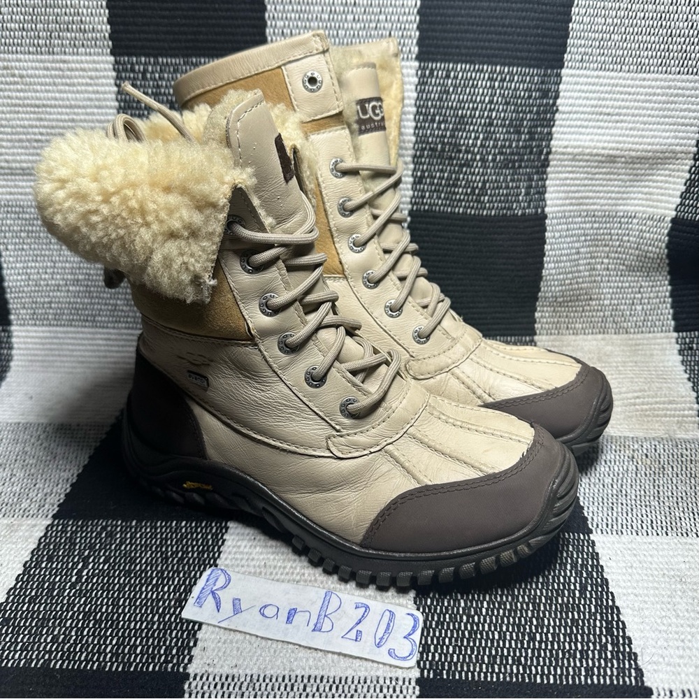 UGG ADIRONDACK II SAND Bella WATERPROOF SHORT Boot US 7 / EU 38 / UK 5.5 CHEAP🔥